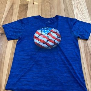 Tek Gear American Flag soccer tshirt (red/white/blue)
